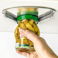 Premium Under-Cabinet Jar Opener for Seniors with Arthritis - Stainless Steel Can and Bottle Cap Opener Tool
