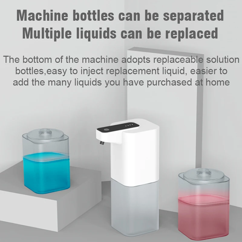 Automatic Touchless Liquid Soap Dispenser with Infrared Sensor and USB Charging - Intelligent Foam Dispenser
