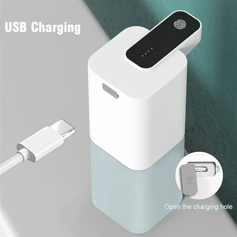 Automatic Touchless Liquid Soap Dispenser with Infrared Sensor and USB Charging - Intelligent Foam Dispenser
